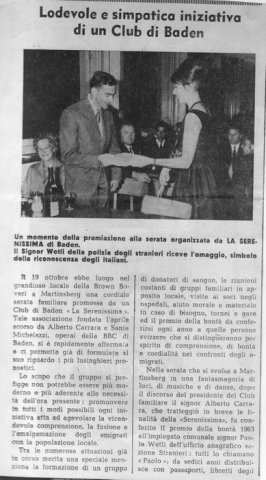 ritaglio stampa 1963